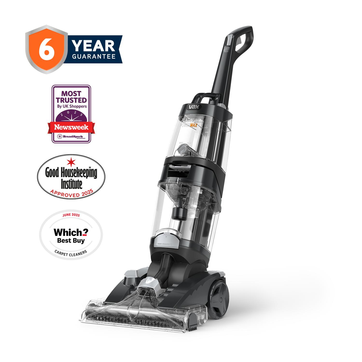 VAX ECB1SPV1 Platinum Power Max Carpet Cleaner - Black
