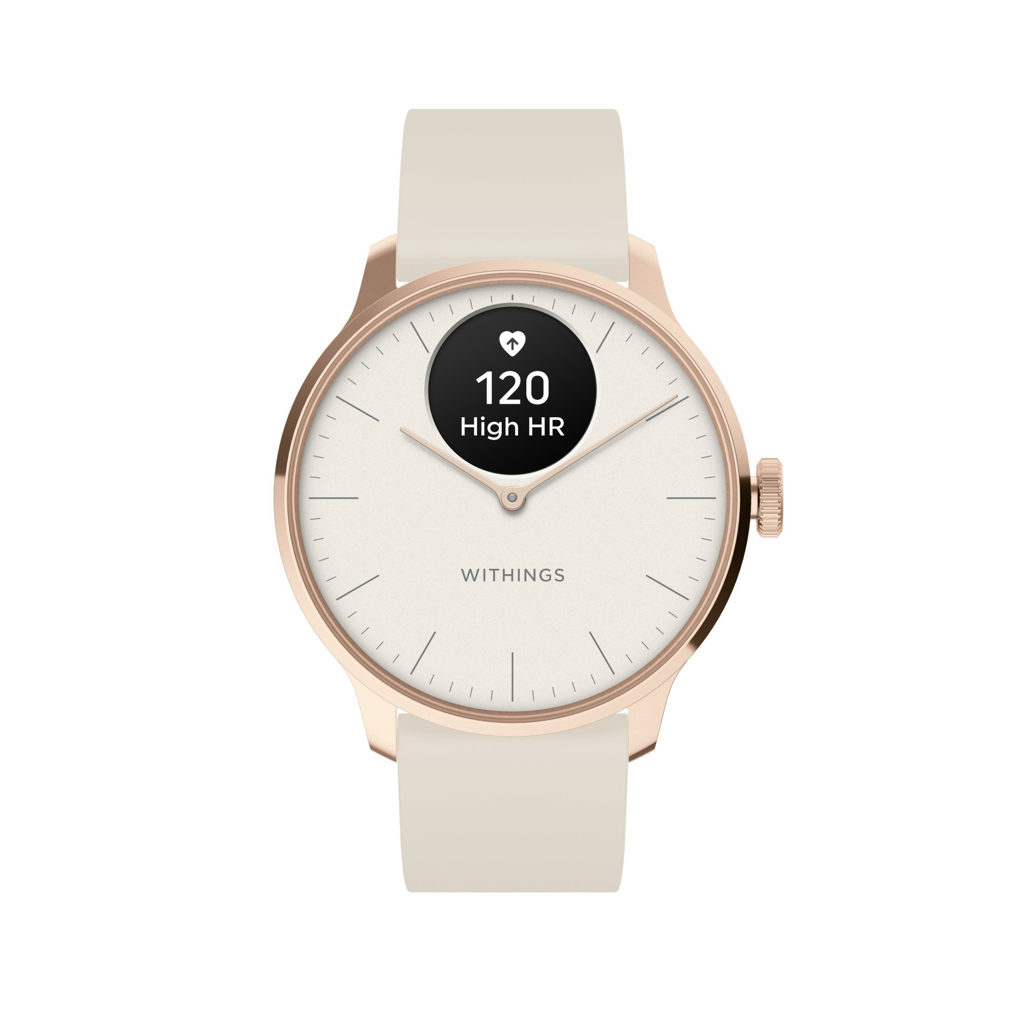 WITHINGS HWA111-model 1-All-Int Scanwatch Light - Rose Gold White