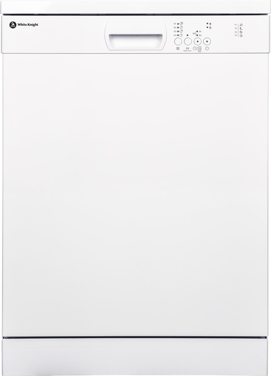 WhiteKnight FSDW6052W Dishwasher - White - 12 Place Settings