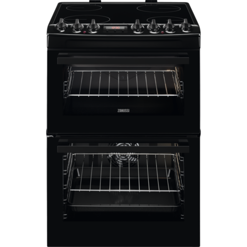 Zanussi ZCV69360BA 60cm Electric Ceramic Cooker - Black