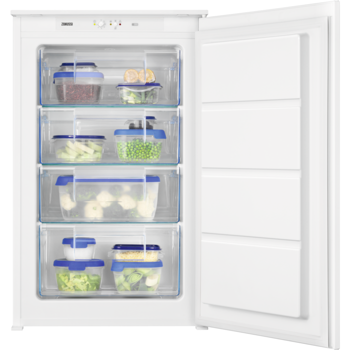 Zanussi ZUAN88ES 54cm Built In Freezer - White