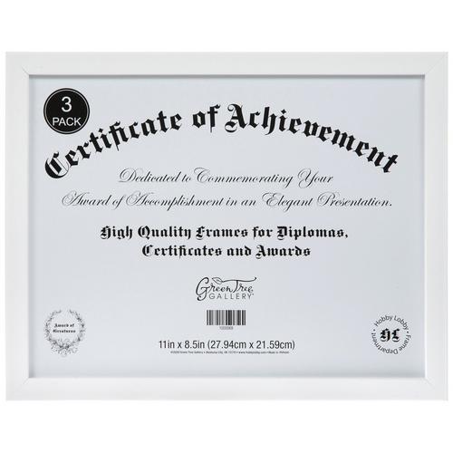 White - Wall Frames - 8.5" x 11"