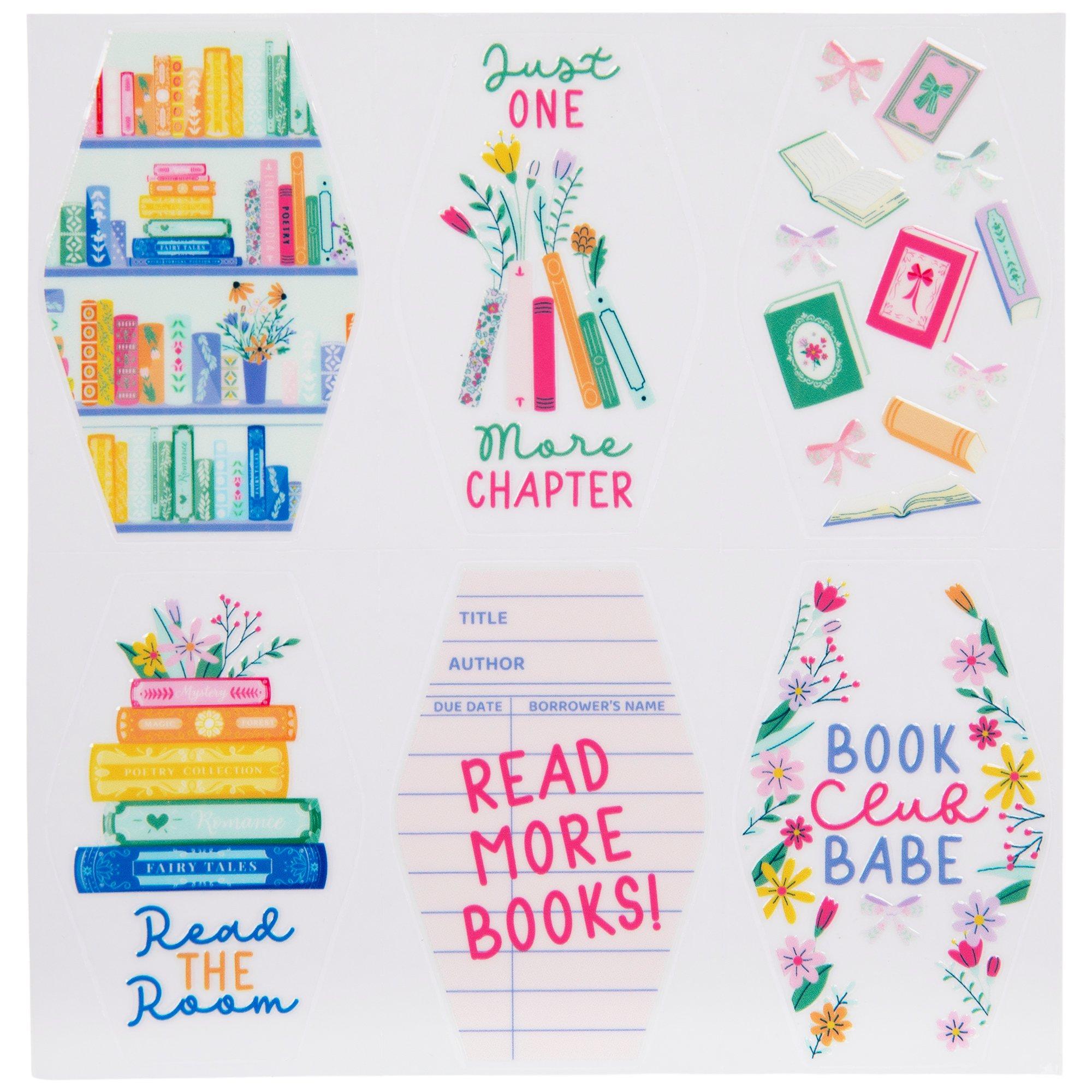 Bookish Keychain Cold Transfer Stickers | Hobby Lobby | 1000214