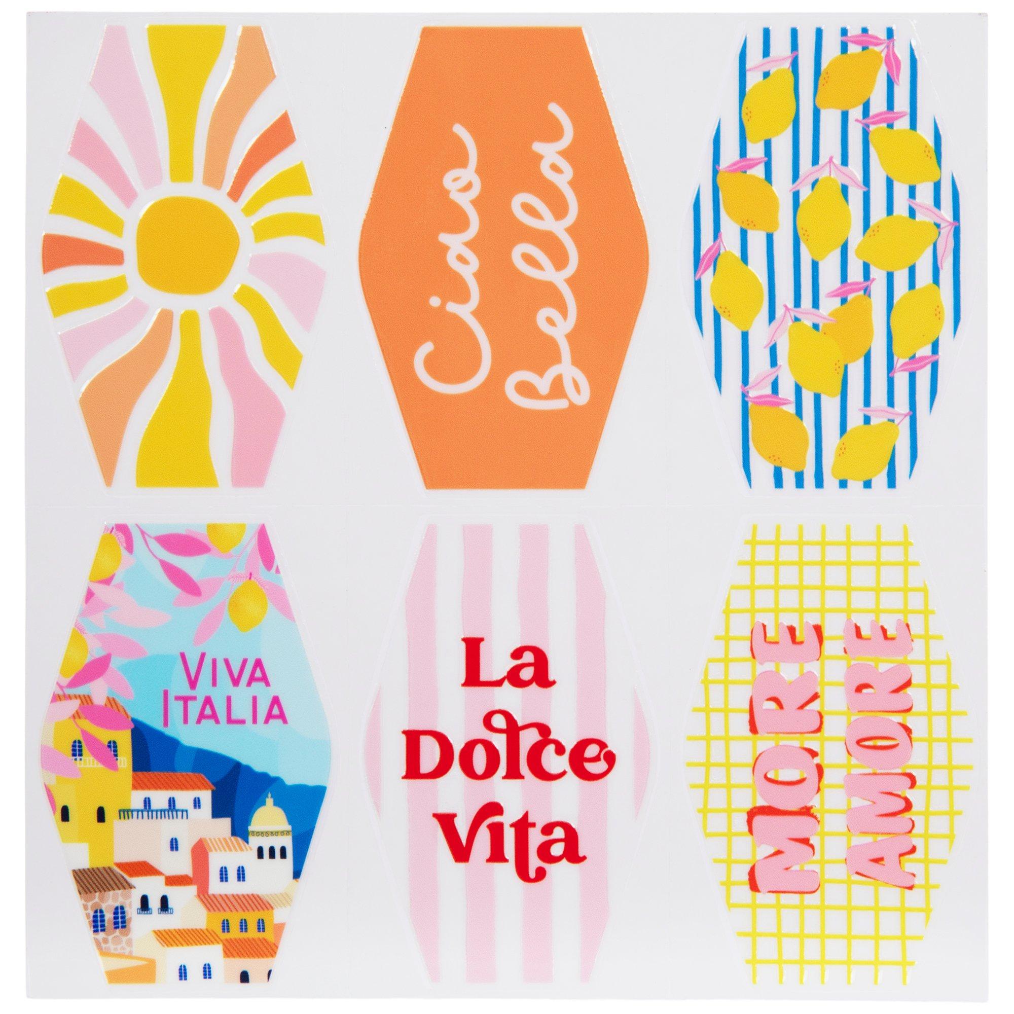 Amalfi Coast Keychain Cold Transfer Stickers | Hobby Lobby | 1000216