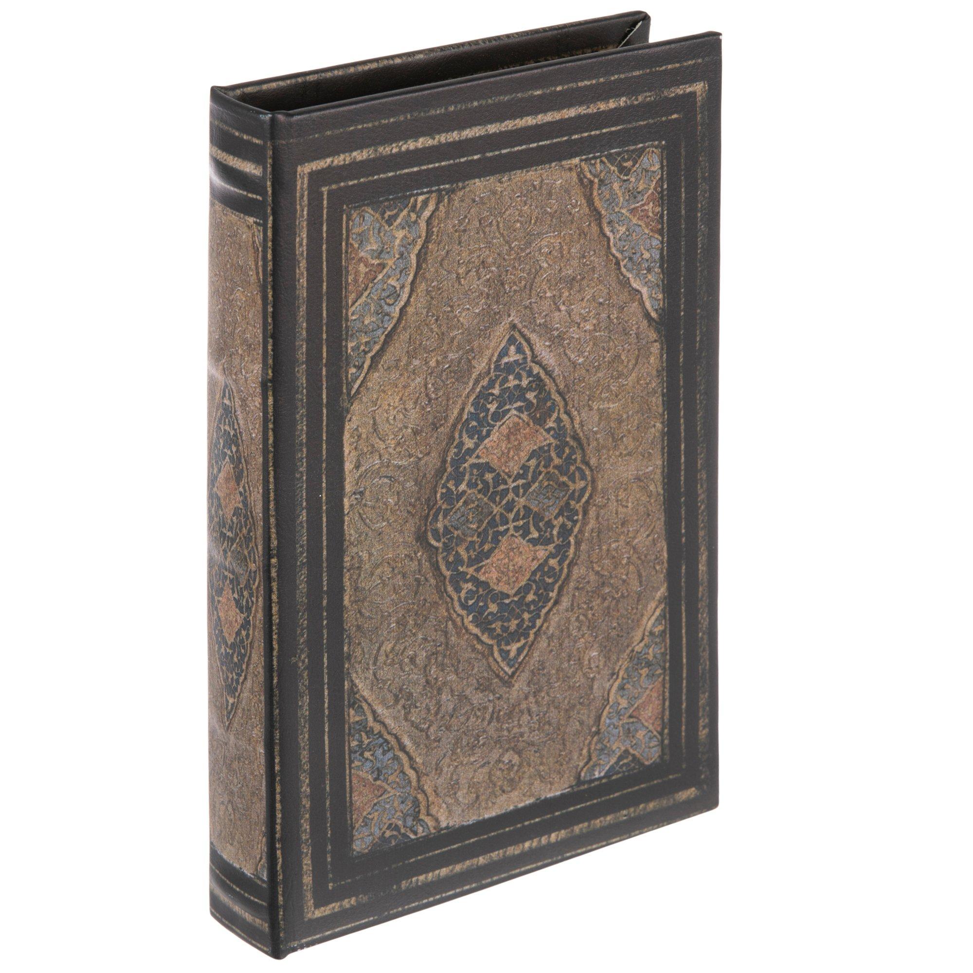 Black & Tan Antique Lined Book Box Hobby Lobby 1000728