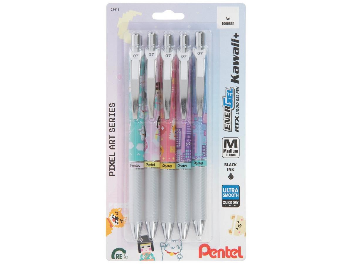 0.7mm Energel RTX Kawaii Gel Pens - 5 Piece Set | Hobby Lobby