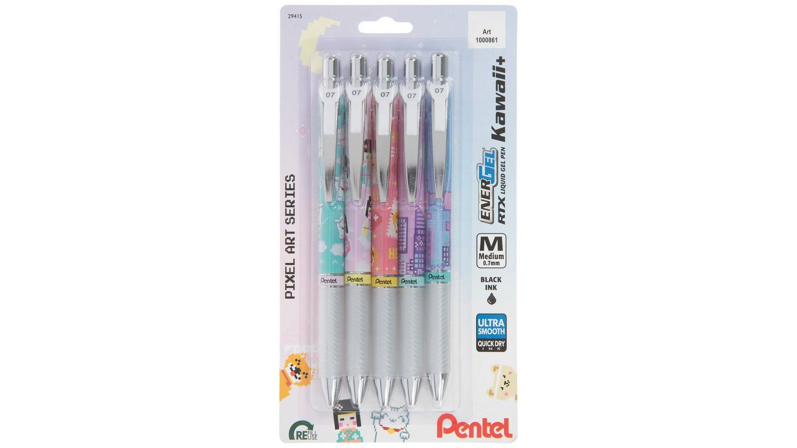 0.7mm Energel RTX Kawaii Gel Pens - 5 Piece Set | Hobby Lobby