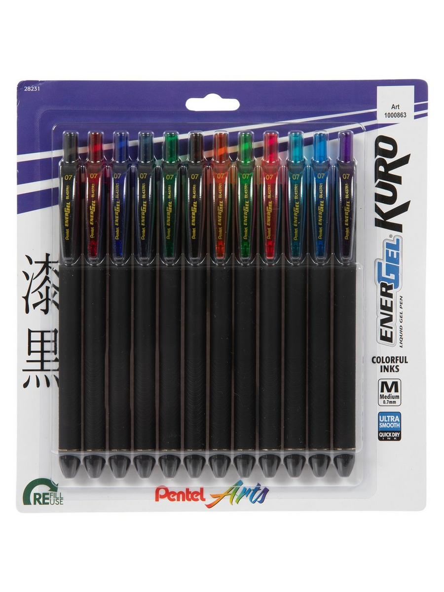 0.7mm Energel Kuro Liquid Gel Pens - 12 Piece Set | Hobby Lobby