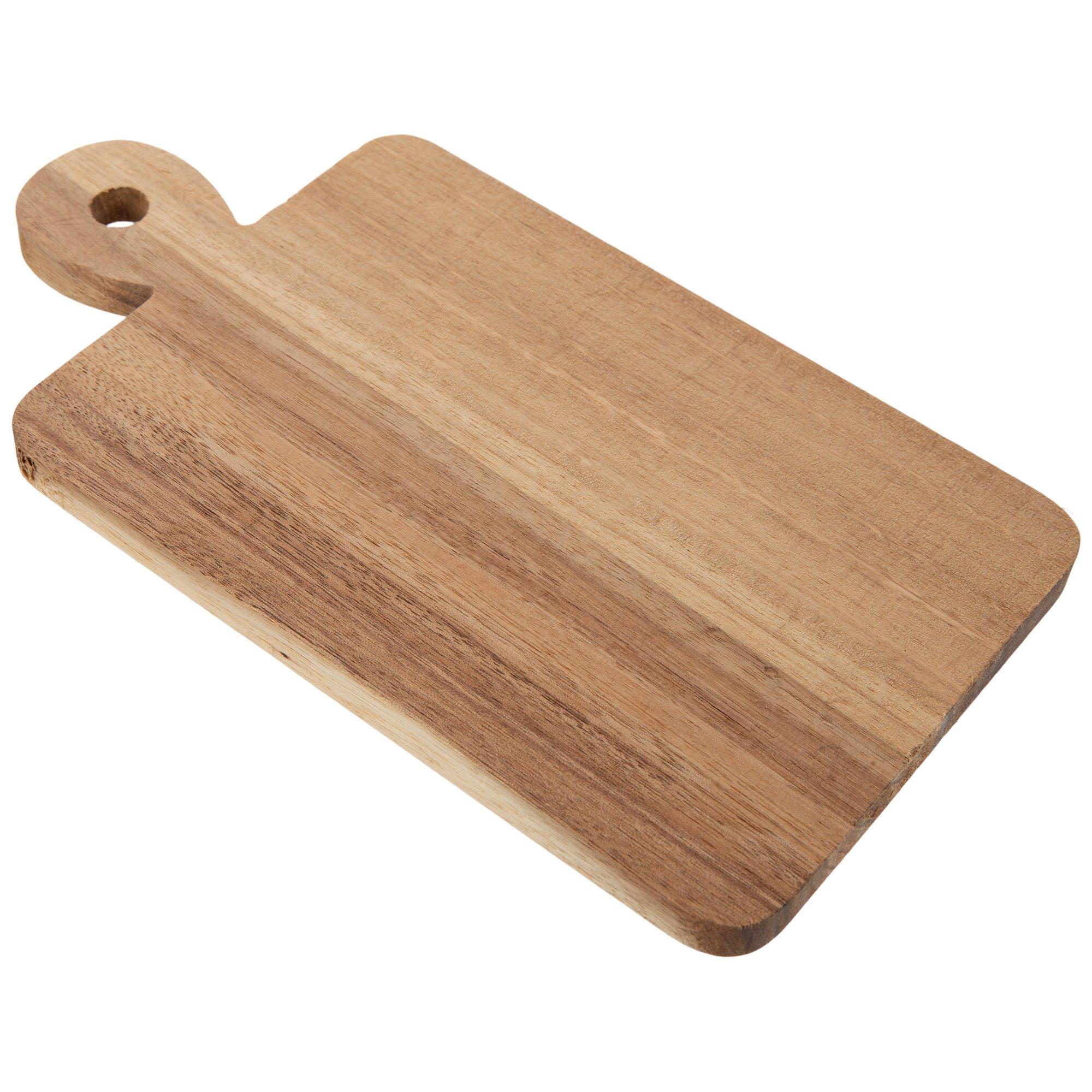Acacia Wood Mini Board With Handle | Hobby Lobby | 1001210