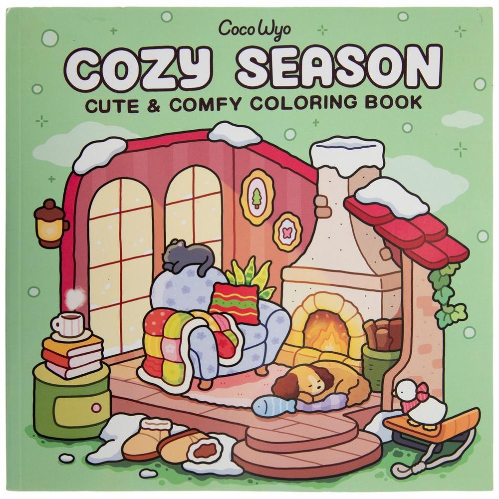 Cozy Season Cute & Comfy Coloring Book