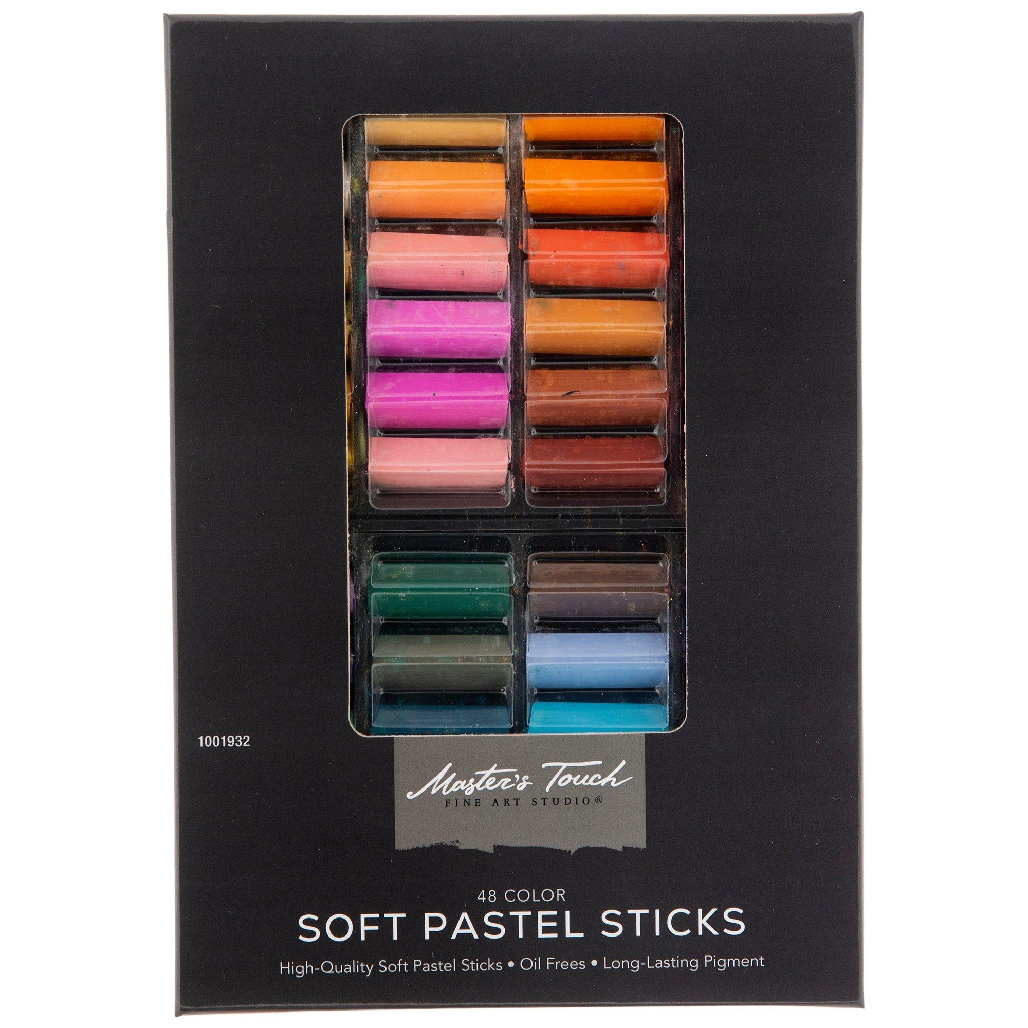 48 Soft Drawing Chalk Pastels Brilliant Colors Quality Chalk Pastels 