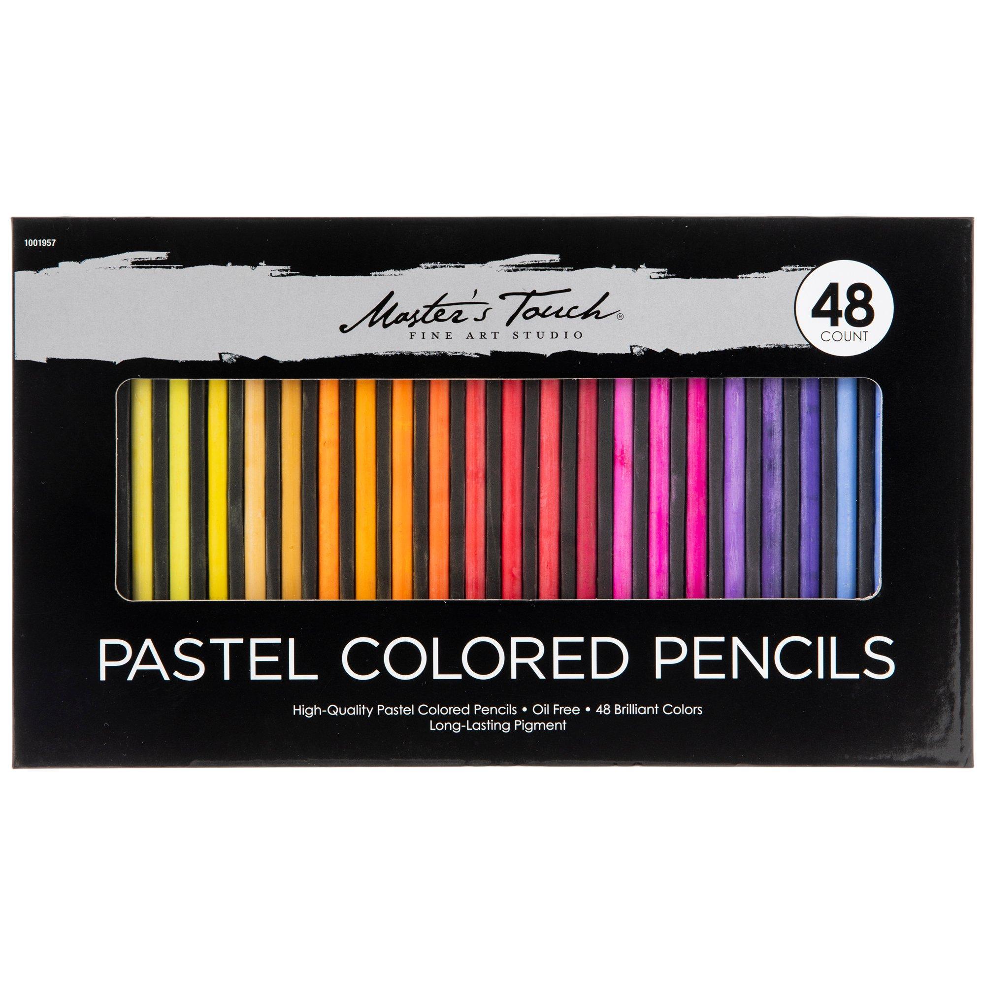 Master's Touch Pastel Colored Pencils - 48 Piece Set
