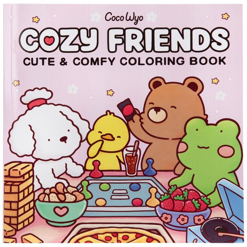 Cozy Friends Cute & Comfy Coloring Book