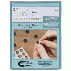 Bulk Buys MR054-24 30" x 1/2" Black Adhesive Magnet Strips - Pack  of 24, 1 - Fred Meyer