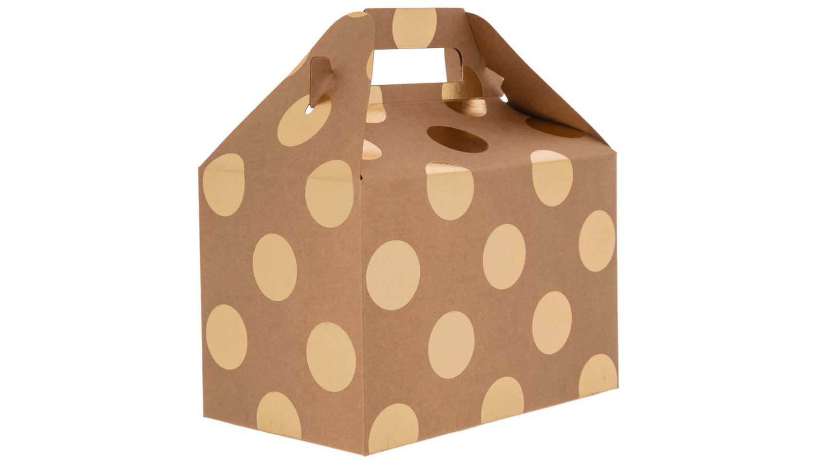 ハンドバッグ Bonpoint White Gold Polka Dot Mini Roof Box Uptown Box Locking Package Dropbox - Arctic White - Shop Now
