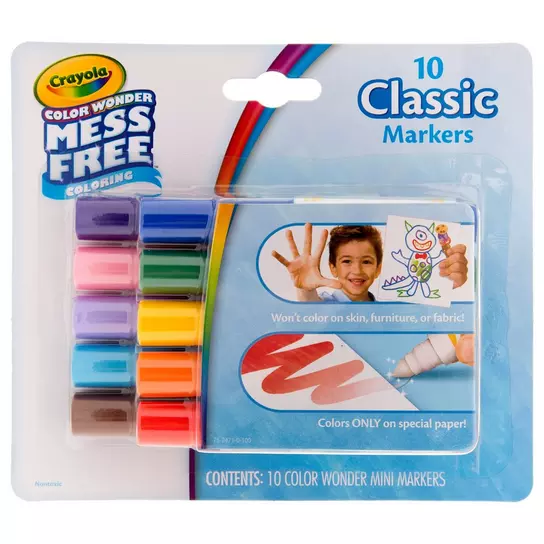 Crayola Classic Original Marker Set - Assorted Colors, Thin Line