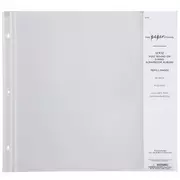 The Paper Studio Strap Hinge Scrapbook Album Refill Sleeves 12 x 12 NEW