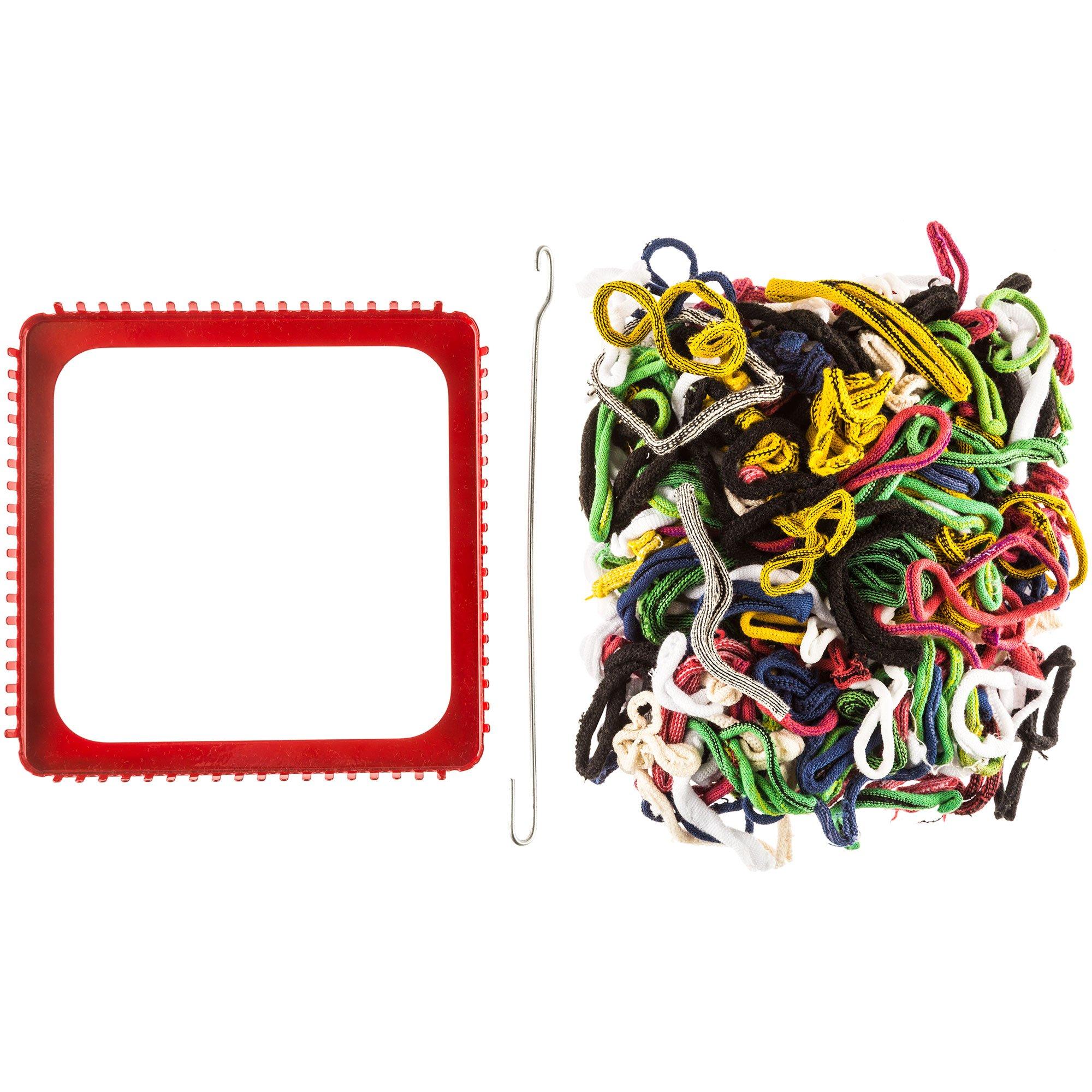  Schylling Metal Pot Holder Loom Kit & 40 Loop Refills Gift Set  Bundle (Colors May Vary) : Toys & Games