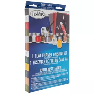 Testors Camo Flat Enamel Paint Set (Packaging May Vary)