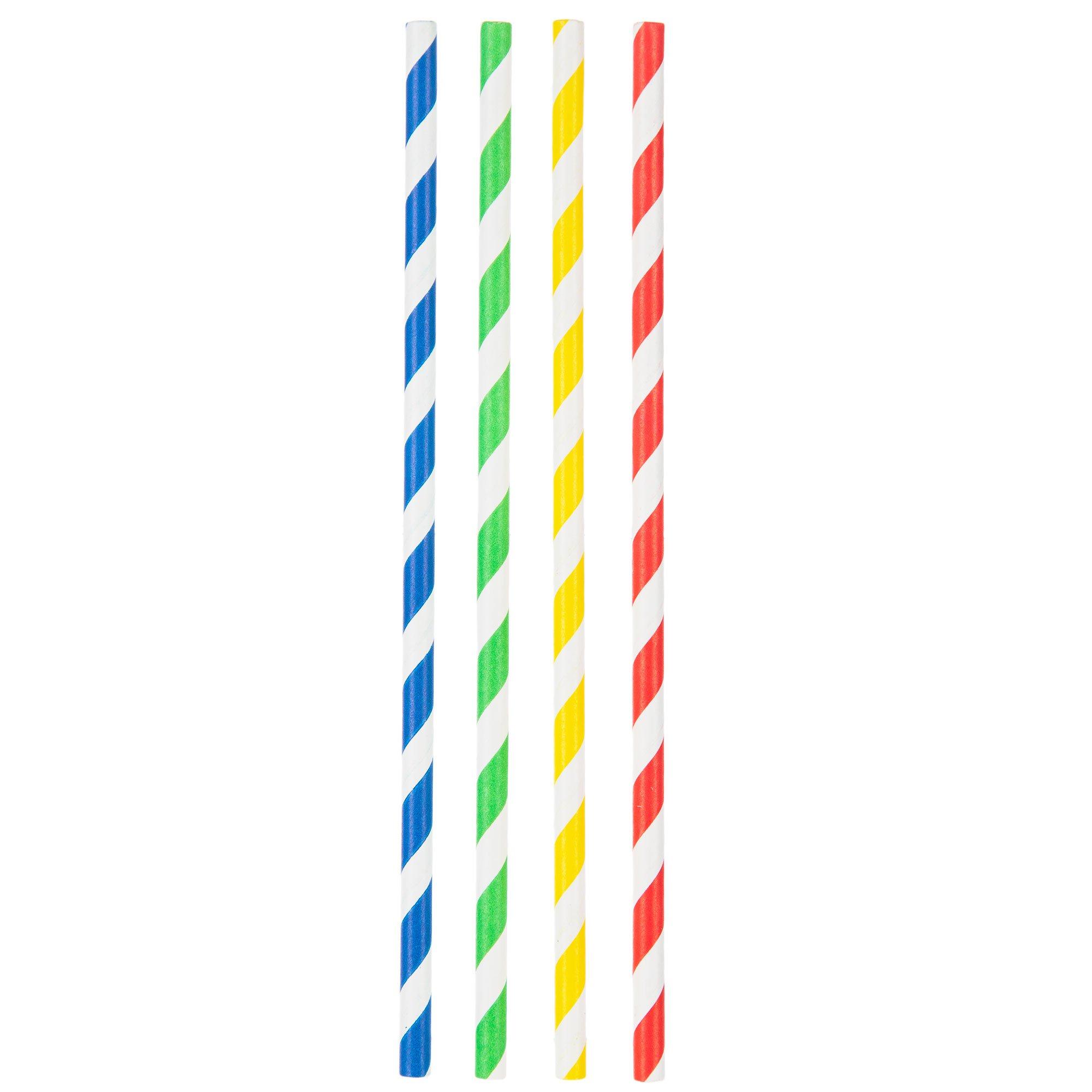 Primary Striped Paper Straws Hobby Lobby 1027234