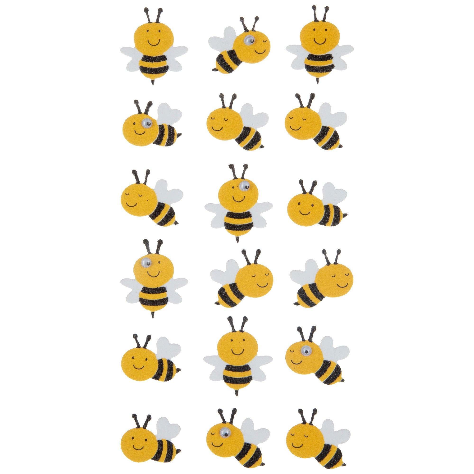 Bees Glitter Stickers Hobby Lobby 1027242