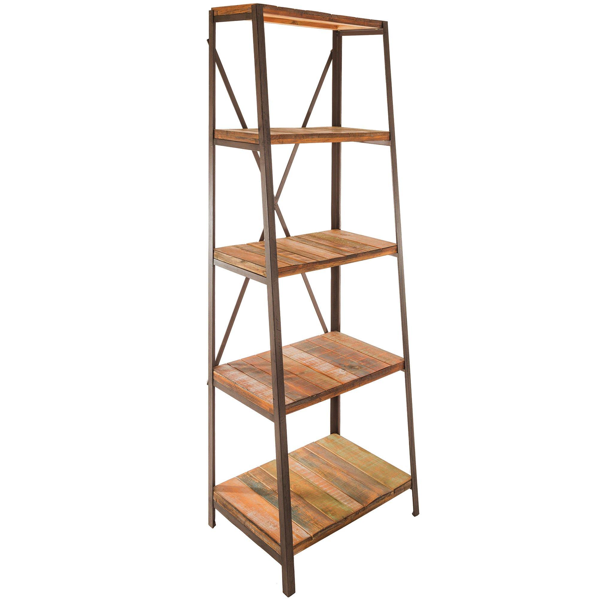 Brown & Metal Wood Three-Tiered Shelf, Hobby Lobby