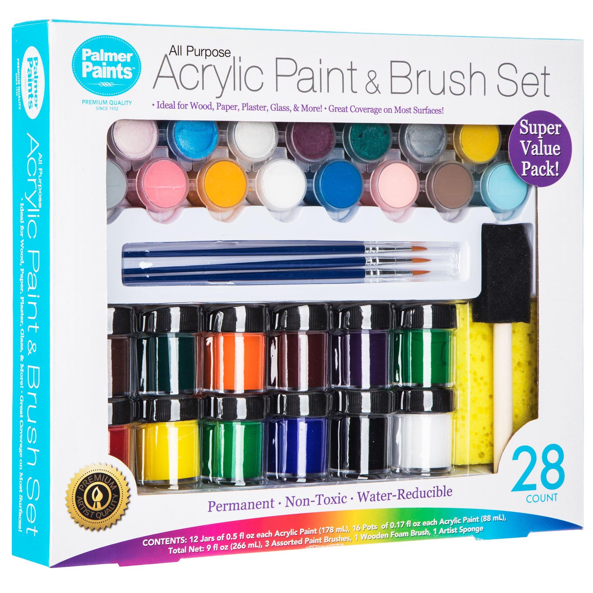 Acrylic Paint 28 Piece Set Hobby Lobby 1041284