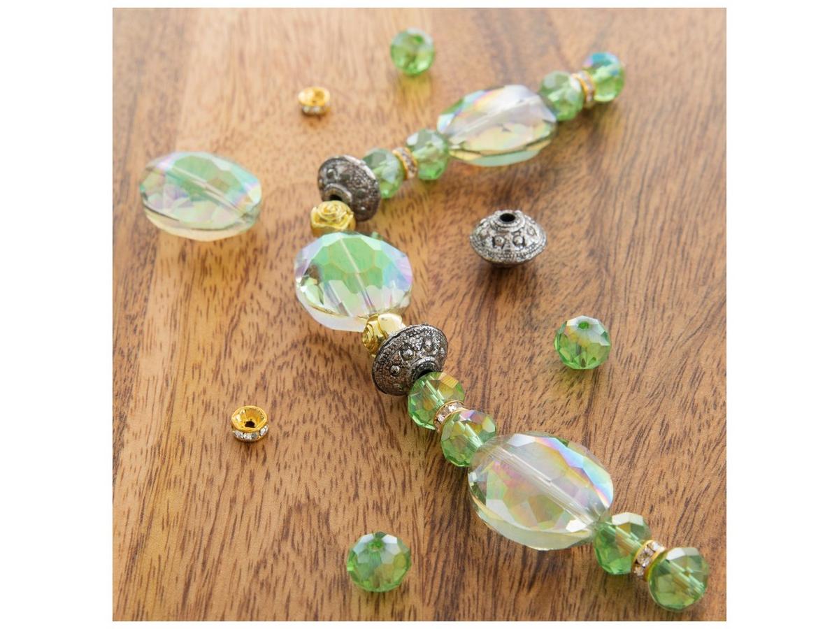 ⭐︎Bead⭐︎ Mint Ornate Mixed Glass Bead Strand | Hobby Lobby | 1041755