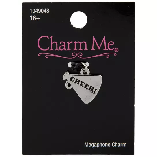 20pcs--I love to cheer charms, Cheerleader Megaphone Charm pendants, Cheer,  16x14mm - AliExpress