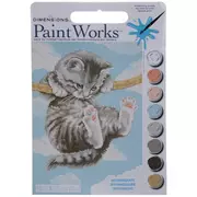 Hang On Kitty Paint By Number Kit