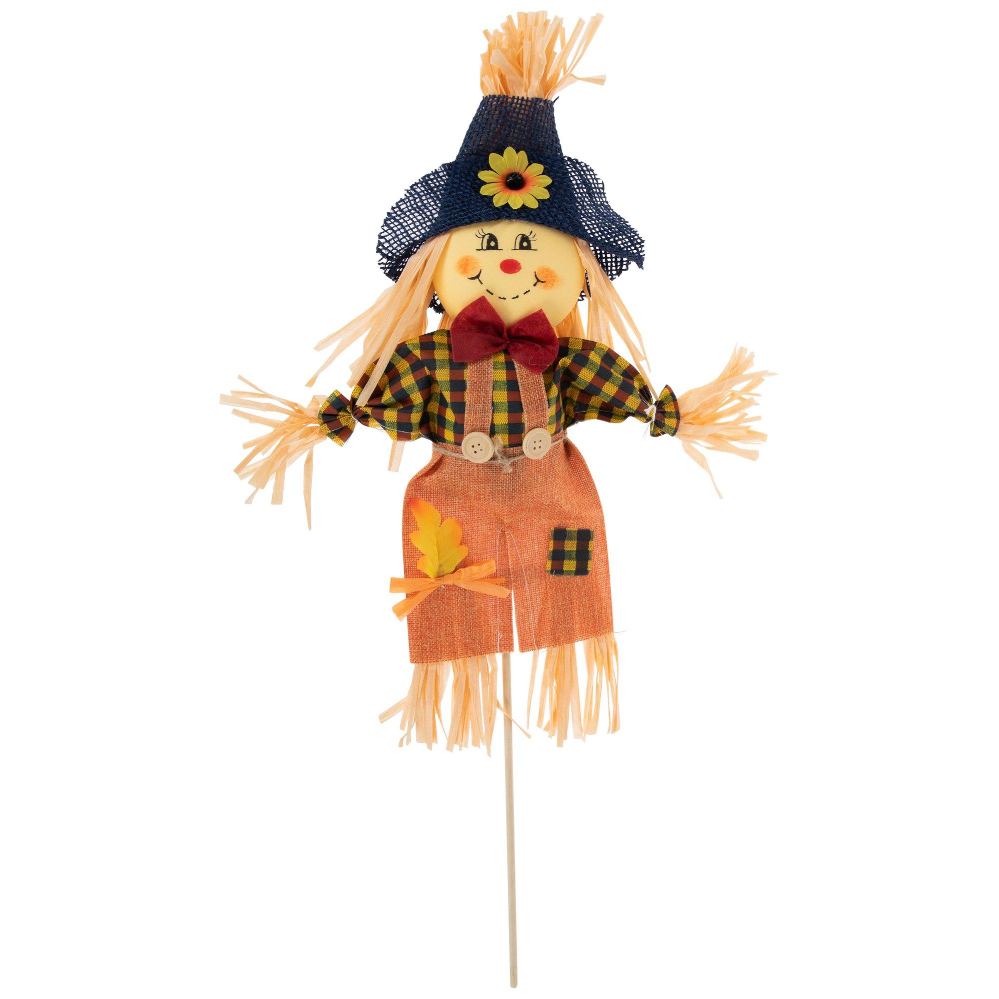 Orange Overalls Scarecrow Pick | Hobby Lobby | 105303979
