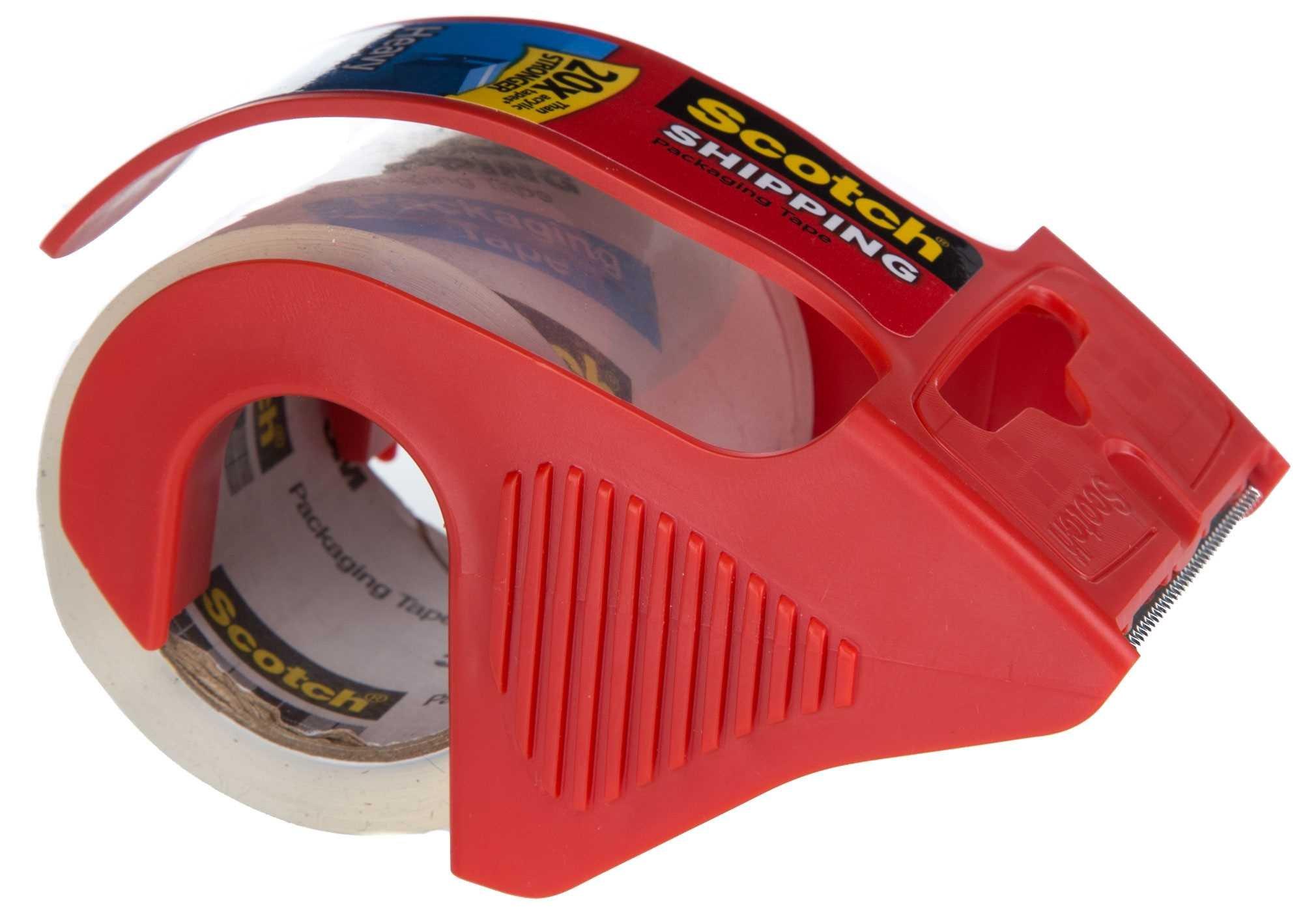 Scotch Shipping Packaging Tape with Dispenser, scotch dispenser