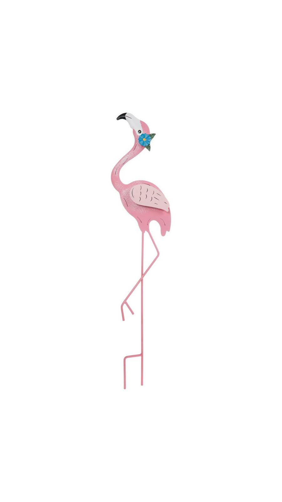 Pink Flamingo Metal Garden Pick | Hobby Lobby | 105502067