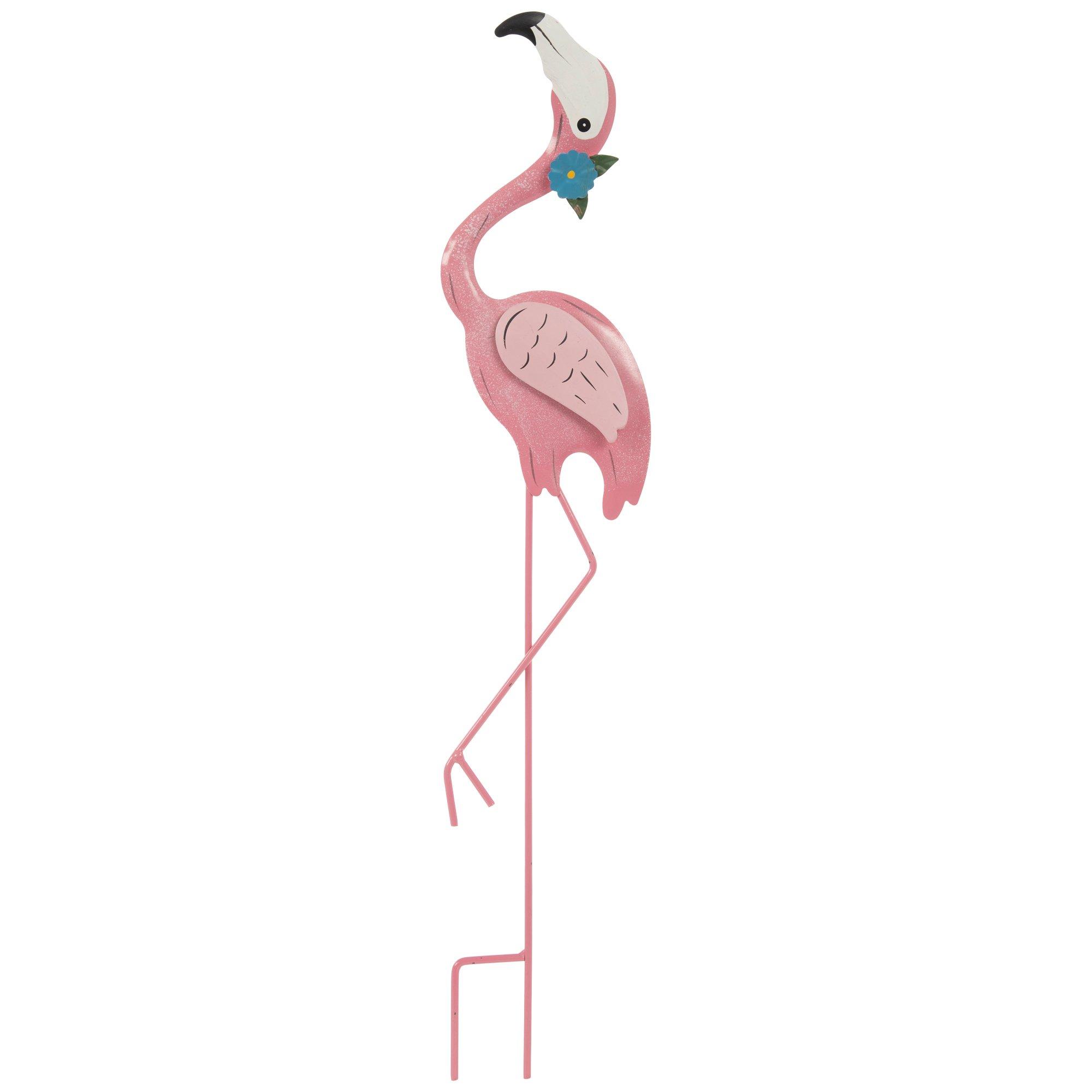 Pink Flamingo Metal Garden Pick | Hobby Lobby | 105502067
