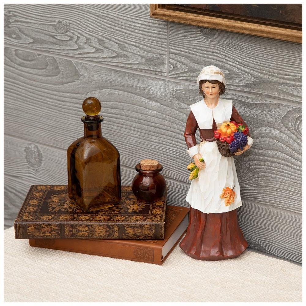 Pilgrim With Fruit Basket Figurine | Hobby Lobby | 105543673