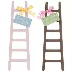 Every Bunny Welcome Wood Decorative Ladders