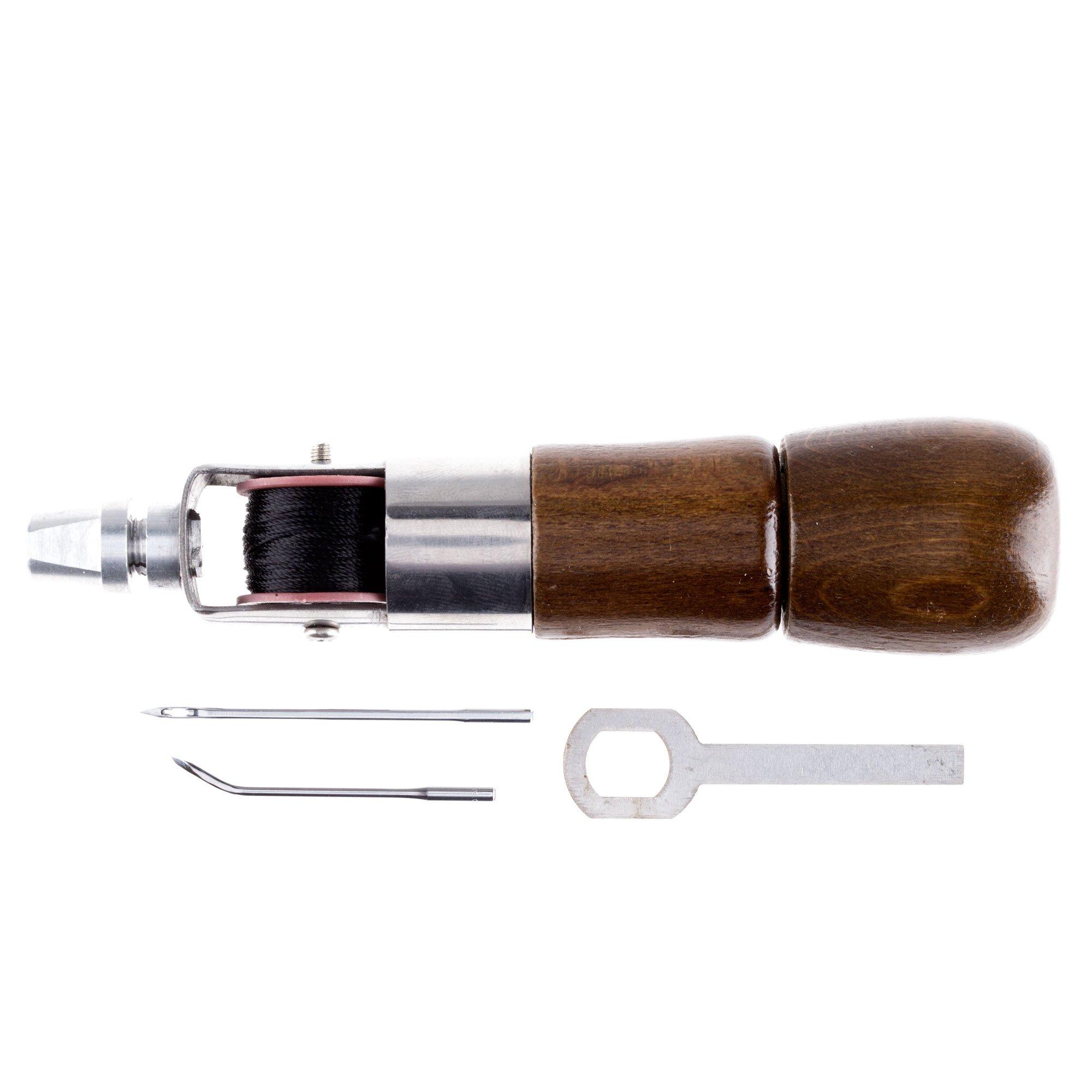 How To Use The Sewing Awl Kit On Leather 
