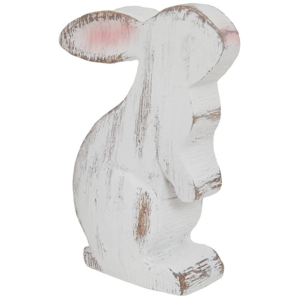 Whitewash Wood Look Bunny Figurine | Hobby Lobby | 105764998