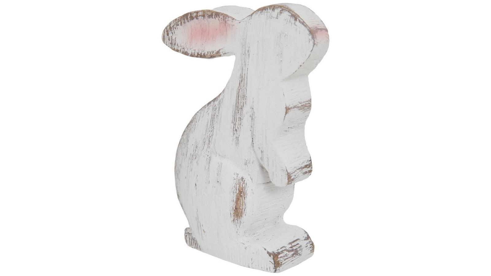 Whitewash Wood Look Bunny Figurine | Hobby Lobby | 105764998