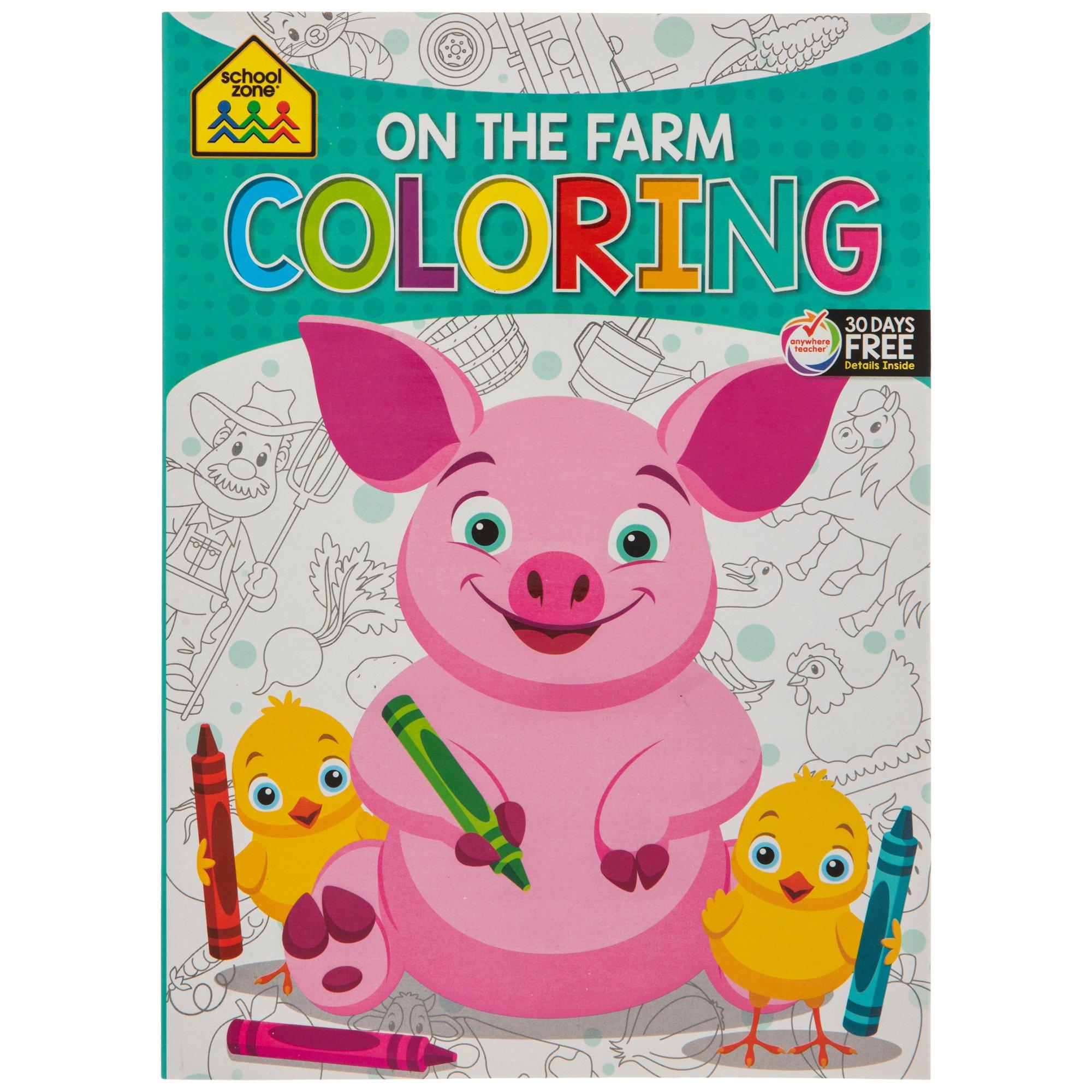 On The Farm Coloring Book Hobby Lobby 105804307