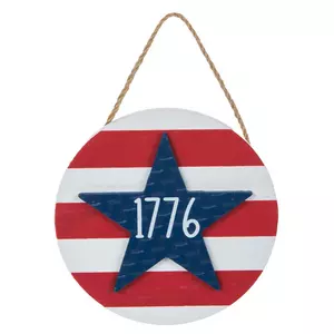 1776 Wood Ornament