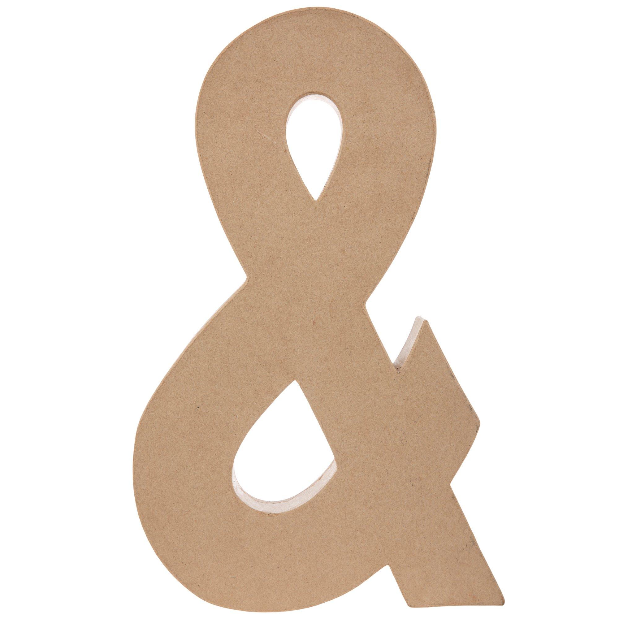 Paper Mache Letter 16" Hobby Lobby 1059013