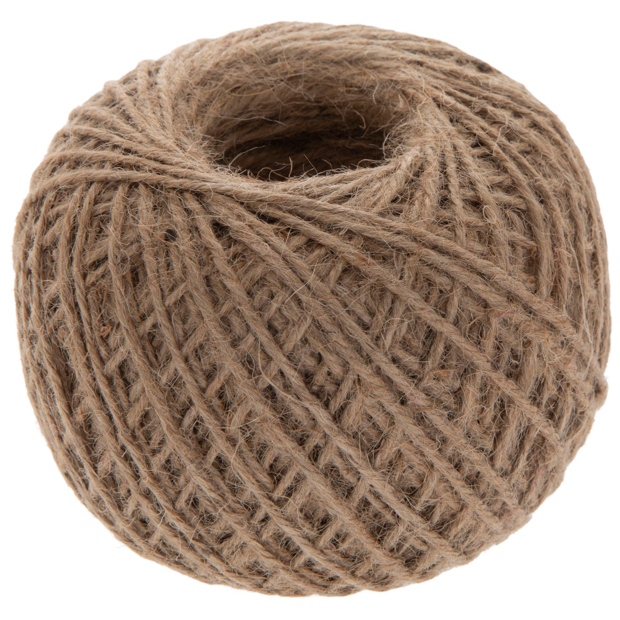 Ficelle Jute Naturel Hobby Lobby – 243 Pieds (74 Mètres), 3 Fils, Pour Bricolage Ou Jardin