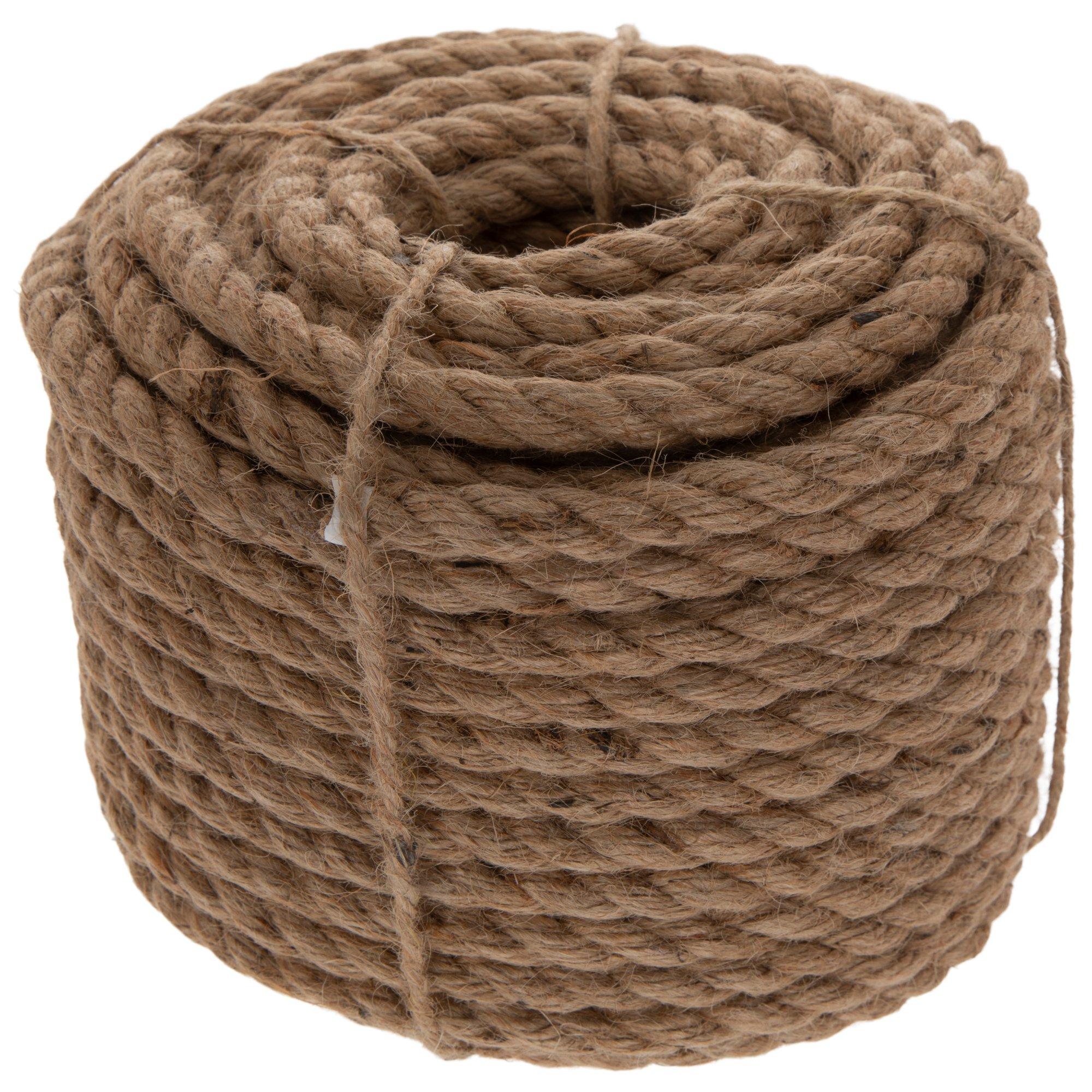 Zippy Flora 5 mm (Approx.) Jute Twisted Cord for Craft Projects, Natural  Jute Rope (15 m) (ZF150736)