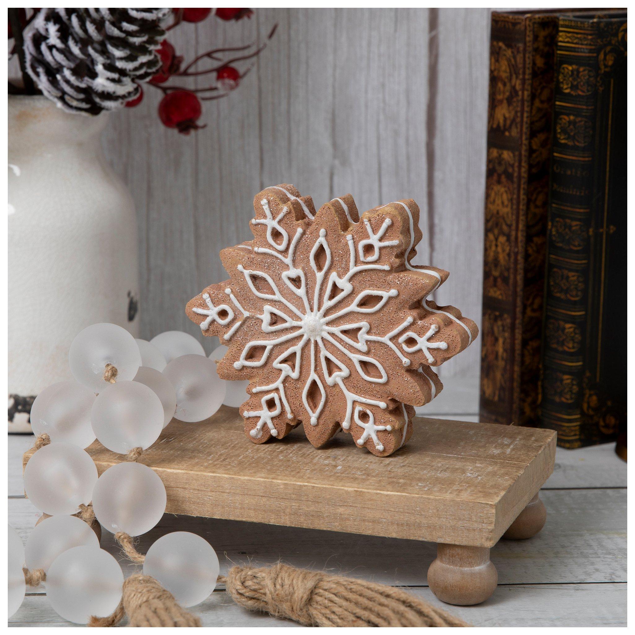 Gingerbread Cookie Snowflake view 1