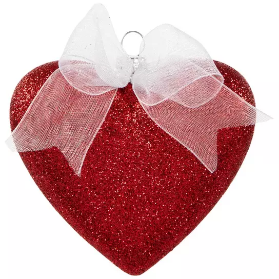 Glitter Heart Decor, Hobby Lobby