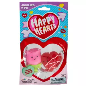 Happy Hearts Rose & Heart Jigglies
