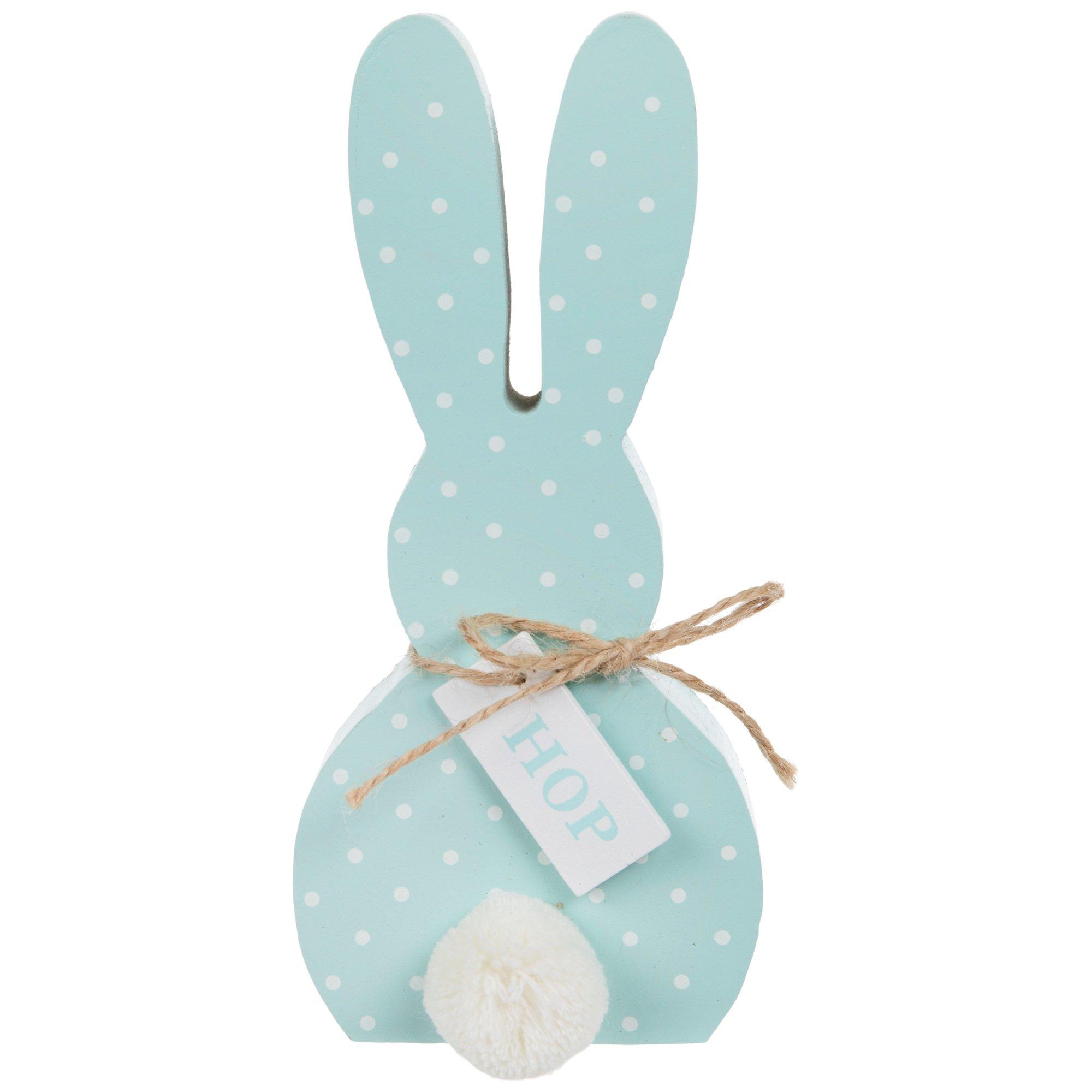 Hop Polka Dot Bunny Wood Decor | Hobby Lobby | 106001184