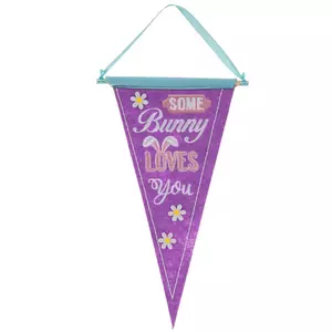 Some Bunny Loves You Pennant Wall Decor