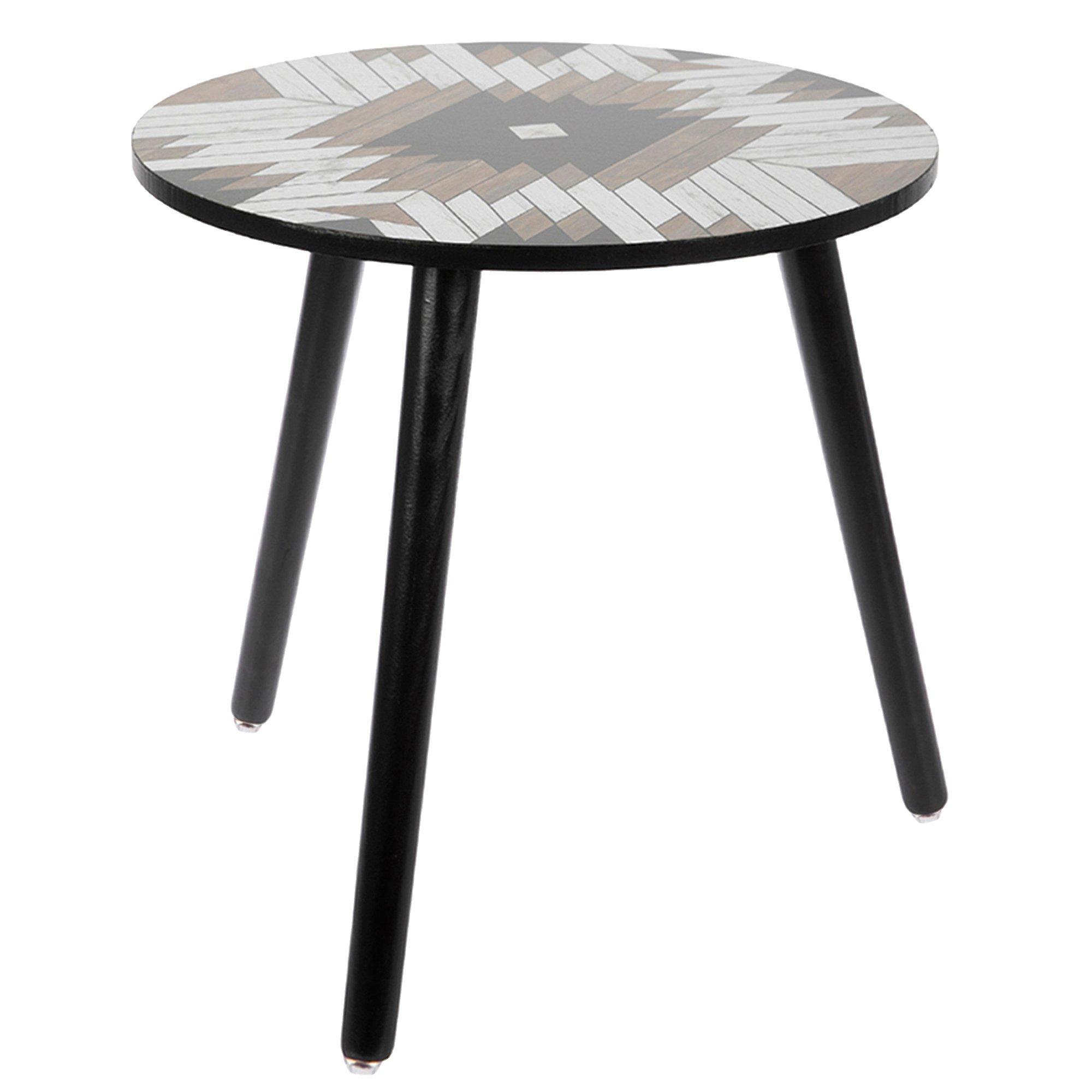 Black White Tribal Side Table Hobby Lobby 106008296   106008296 81188963 02022024 IMGSET